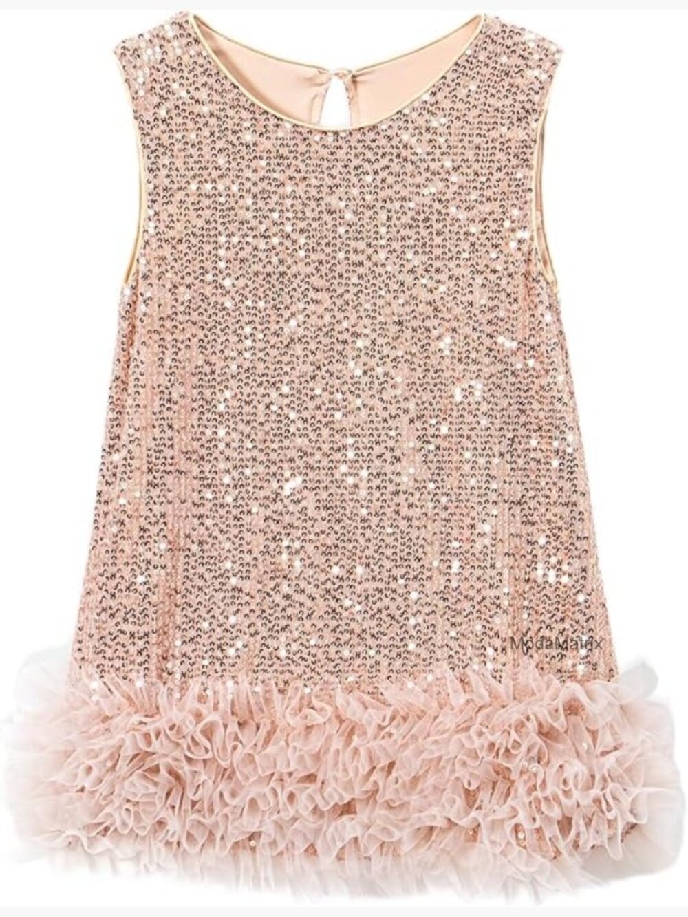 Sleeveless Sequin A-Line Princess Dress for Toddler Party